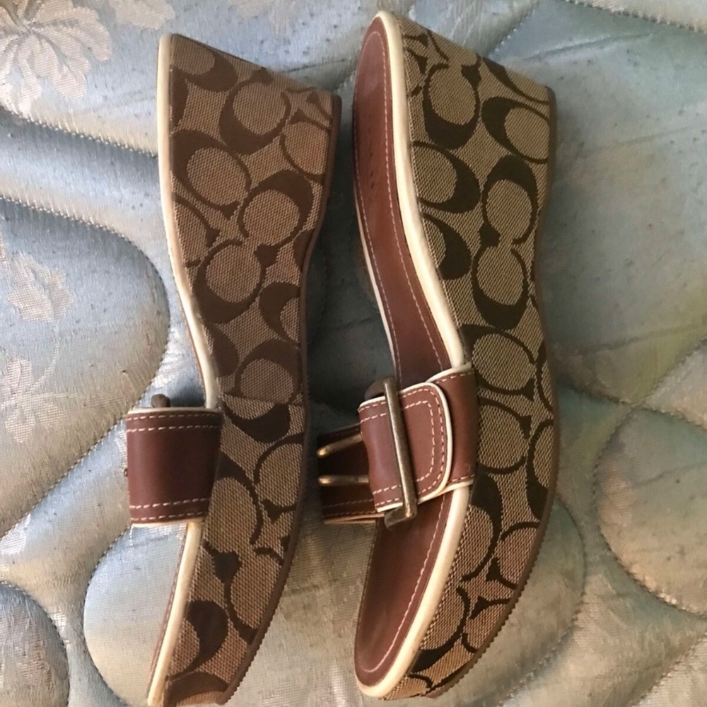 Coach Wedge Espadrille (Like New)